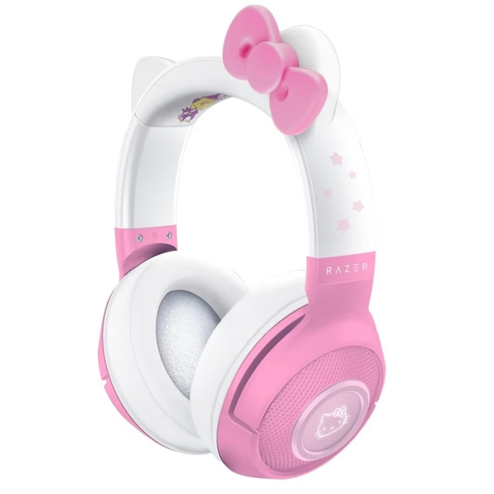 Hello Kitty Kraken BT Razer Chroma Bluetooth Headphones  New